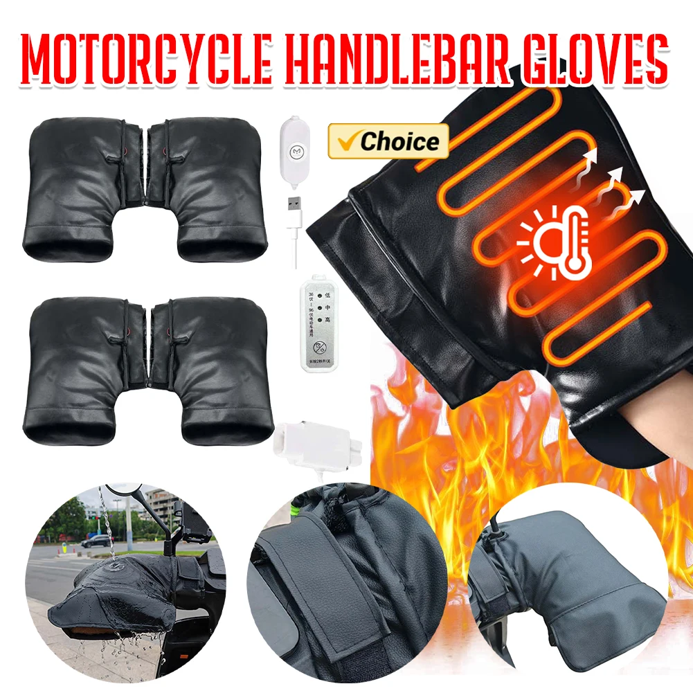 Heated Gloves Electric - Elektryczne rękawice grzewcze na kierownicę z