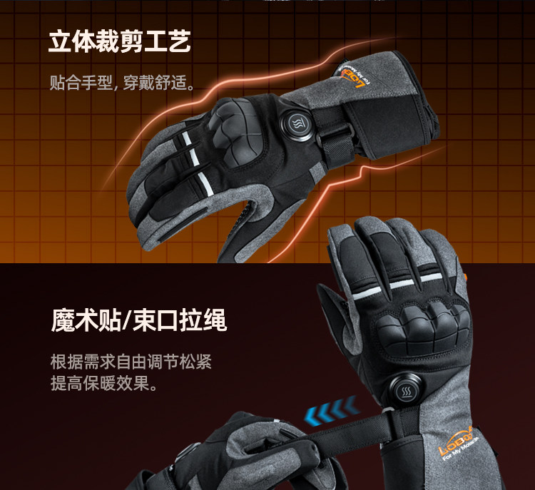 LOBOO – męskie, elektryczne rę – Heated Gloves Electric recenzja i cena