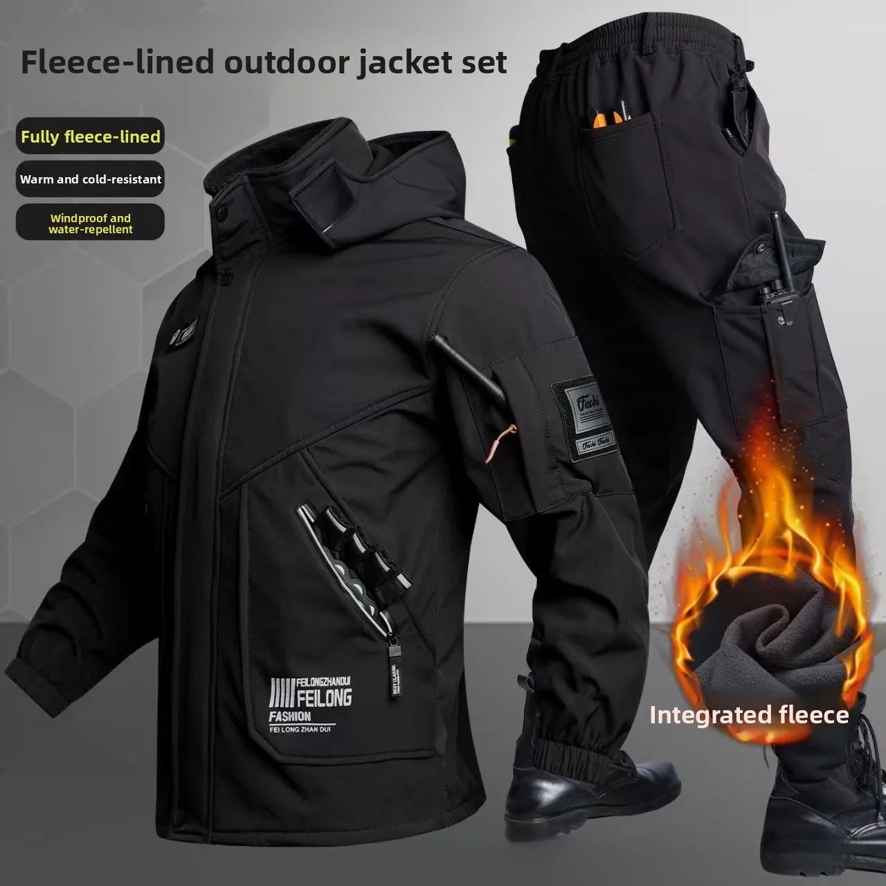 Gruby, ocieplany polarowy zest – Winter Clothing Pk recenzja i cena