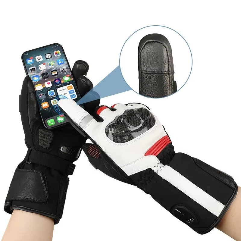 Zimowe rękawice motocyklowe z  – Heated Gloves Electric recenzja i cena